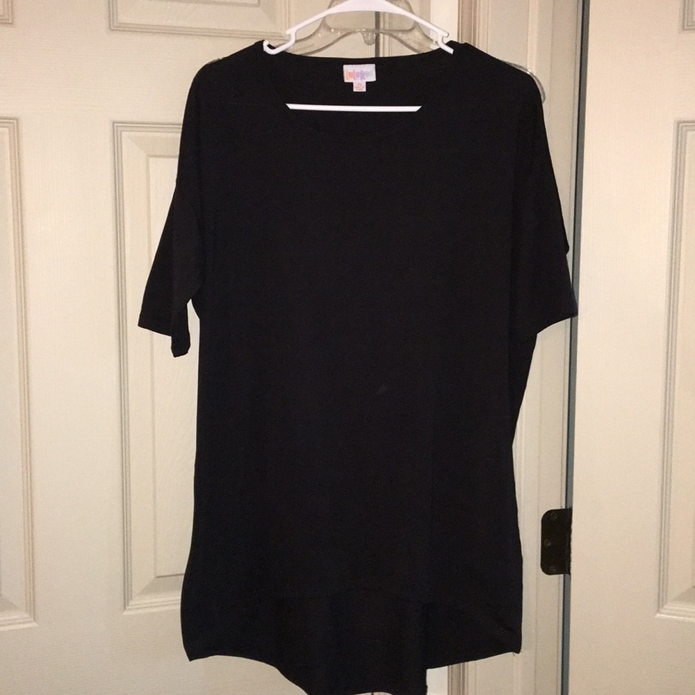 LulaRoe solid black Irma size XS